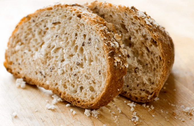 Weißbrot mit Kleie